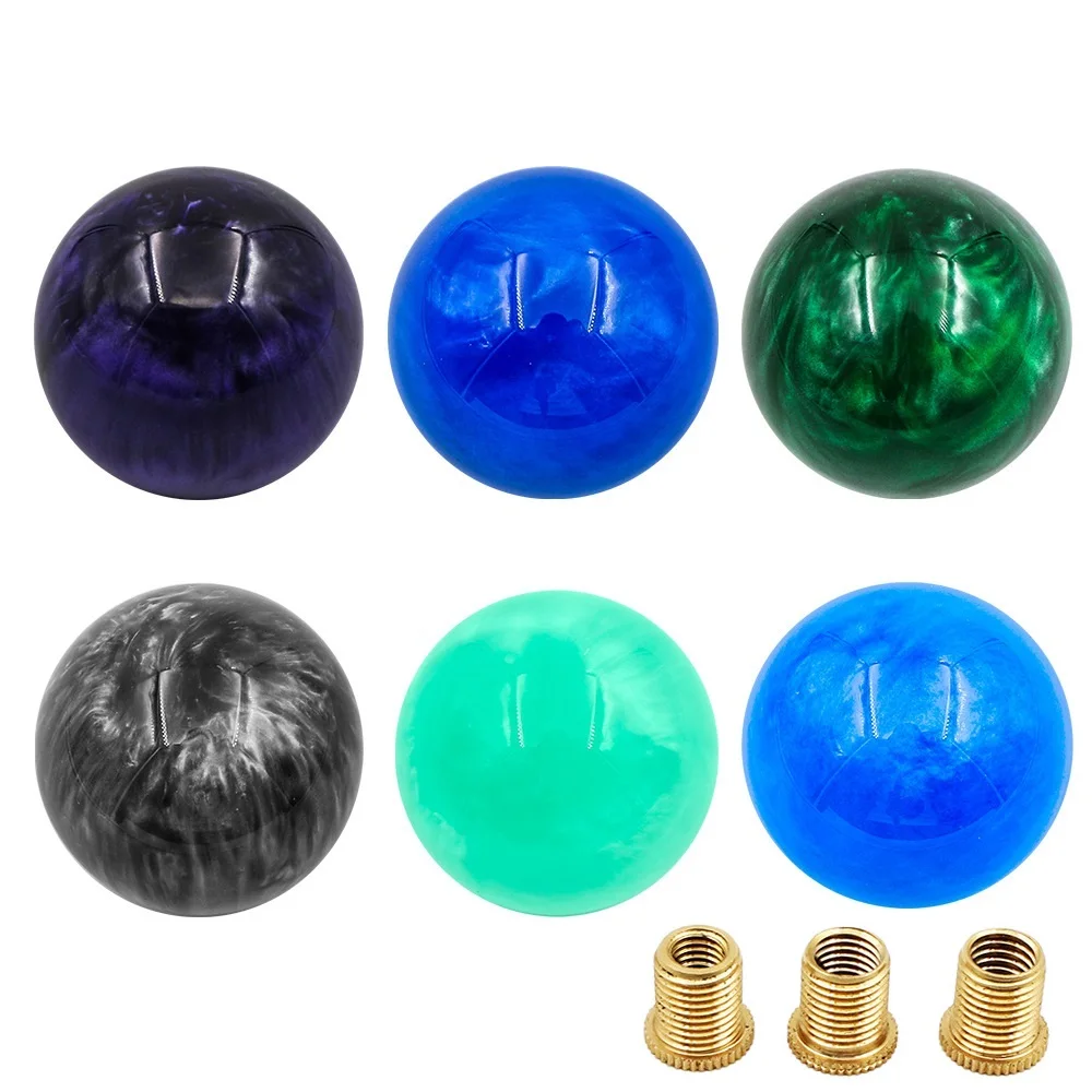 Universal Car Acrylic Cloud Marble Gear Shift Knob Manual Gear Stick Shift Shifter Lever Knob Round Ball Fit For Honda Toyota