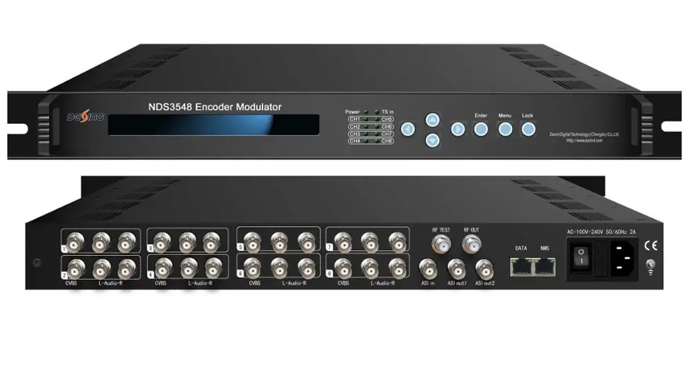 NDS3548 CVBS Input 8 Channels Rf Modulator