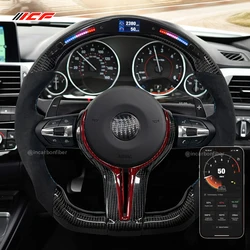 ICF Race Display LED Steering Wheel compatible for BMW F20 F22 F23 & F45 M Sports F30 F31 4 F32 F33 F36 F87 M2 F80 M3 F82 F83