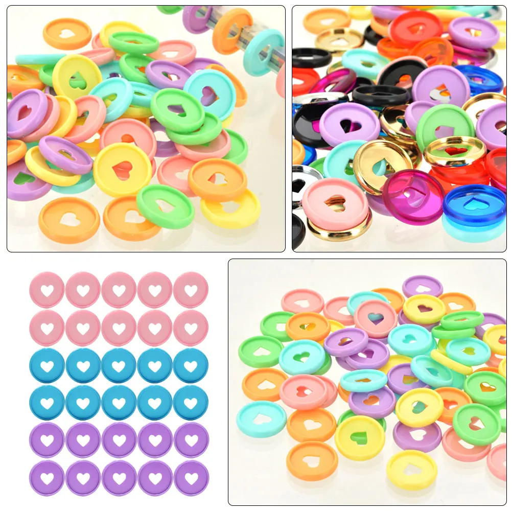 

30 Pcs Binding Buckles Plastic Book Rings Binder Clips Discbound Expansion Pink Purple Blue Lightweight Smooth Surface Easy Add