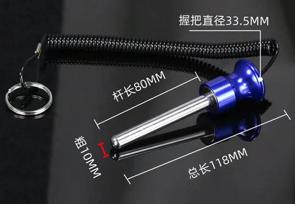 8Mm/10Mm Gym Apparatuur Gewicht Stack Pin Gewicht Pin Magnetische Gewicht Stack Pin Met Pull Touw Sterkte praktische Weightstack Pin