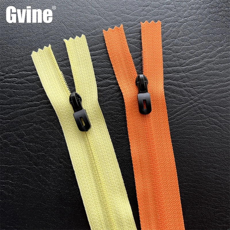 

20Pcs/Pack 20cm Invisible Nylon Zippers Color 3 # Nylon Zippers For Sewing Clothes Trouser Pocket Garment Bag DIY Zips