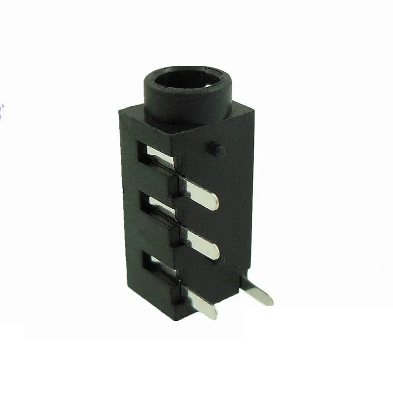 10pcs 3.5 headphone jack audio jack PJ-320 3 /4 pins female connector DIP stereo headphones PJ-320B