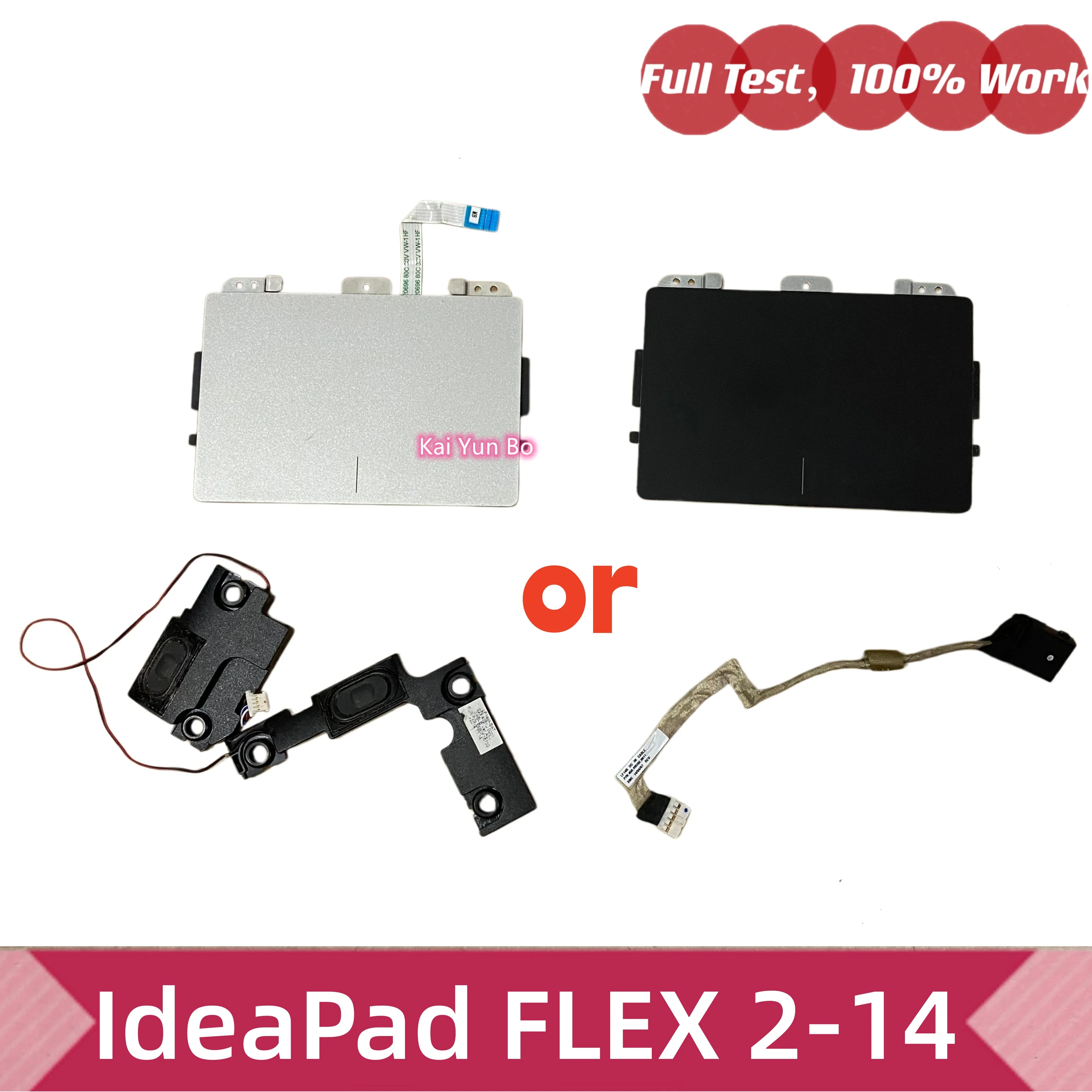 Cable de alimentación DC IN, altavoces con panel táctil para Lenovo IdeaPad FLEX2-14 FLEX 2 14D FLEX 2-14D SA469D-22H1 920-002382-01 TM2334 TM-02334-001 023.4001J.0001 450.00X03.0001 450.00X03.0011