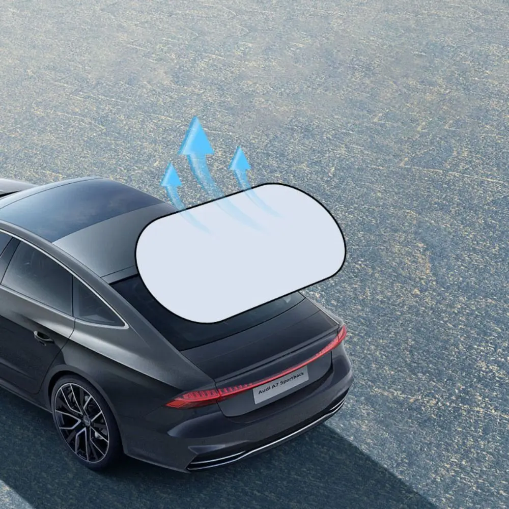 New UV Reflection Rear Window Sunshade UV-Anti with Suction Cups Windshield Visor Heat Insulation Folding Sunshade Cover Car