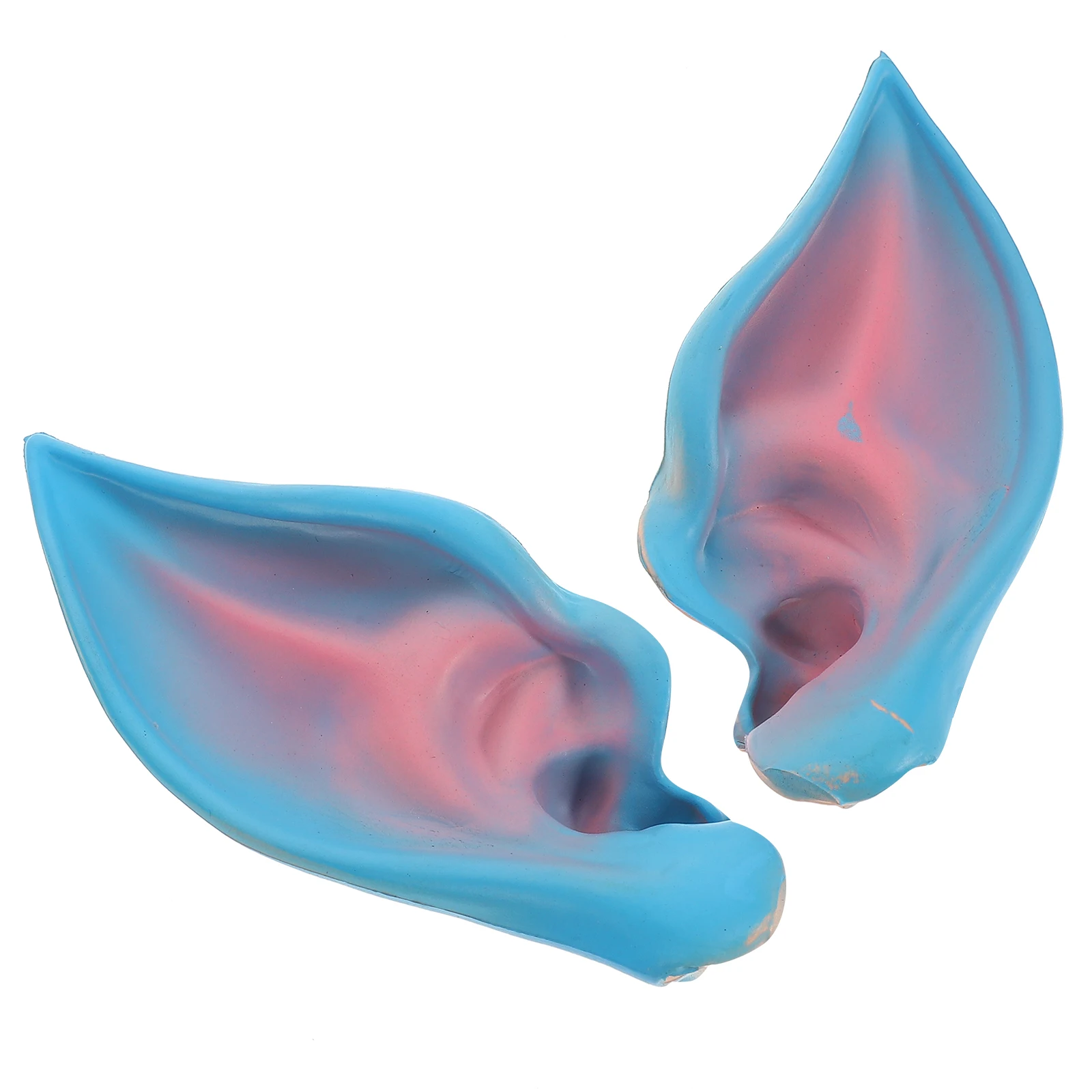 1 Pair Simulation Elf Ears For Cosplay Fairy Halloween Party Accessory Skin-Like Ear Prop Masquerade Carnival Costume Headwear