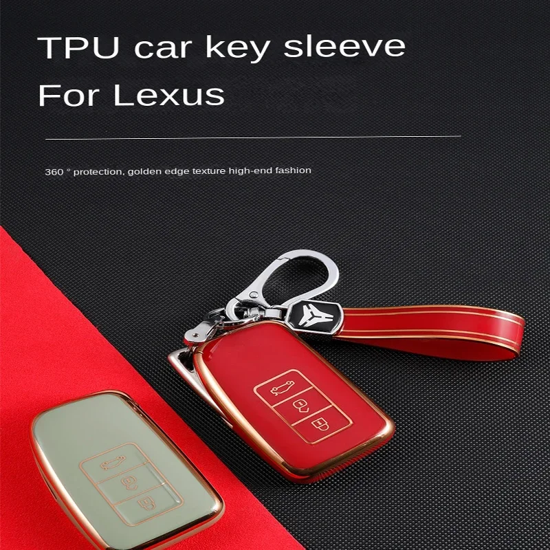 Lexus Car Key Sleeve Applicable to RX200 Key Case Ling Zhi Phnom Penh Key Shell Cross-Border Hot Selling