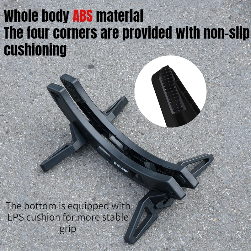 ESLNF Bicycle Parking Rack Mountain Road Bike Indoor Adjustable ABS Home Display Rack Bike Shop Cycling Rack Bike Parts