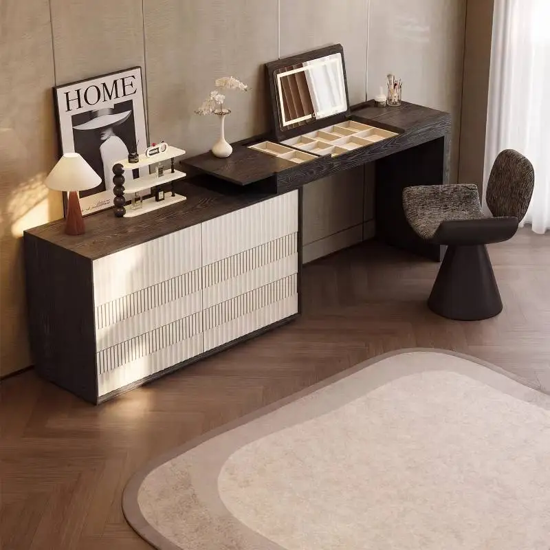 

Makeup Shelves Vanity Desk Drawers Essentials Compact Adult Dressing Table Room Stuff Corner Coiffeuse De Chambre Furnitures