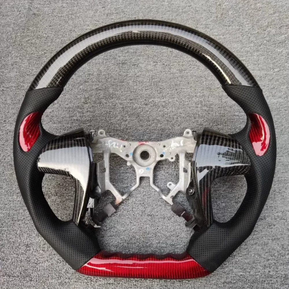 Suitable for six generation seven Kay Camry steering wheel Highlanda Corolla Asia Dragon Crown RAV4 carbon fiber modification