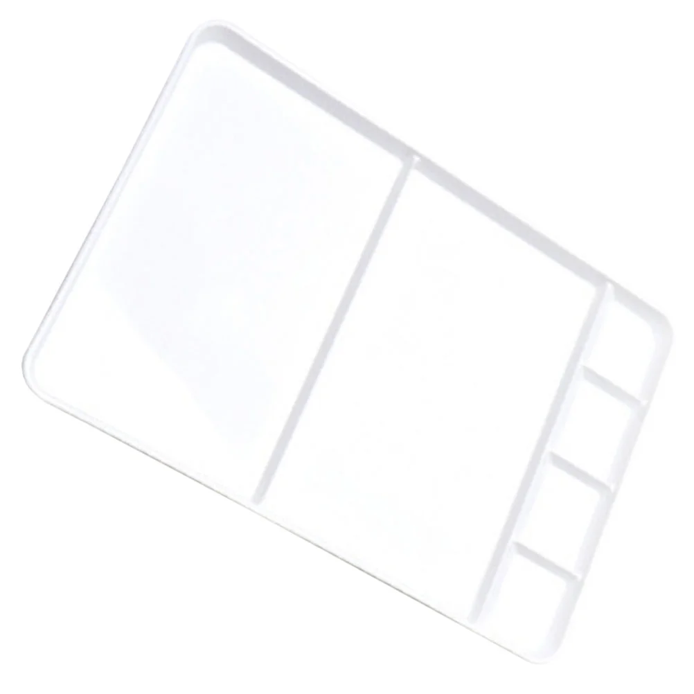 

Palette Paint Tray Pigment Mixing Plates Convenient White Color Pallet Child