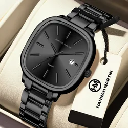 Mens Watch Fashion Stainless Steel Strap Japanese Quartz Movement Top Brand Blue Silver 3Bar Waterproof Wrist Watch reloj hombre