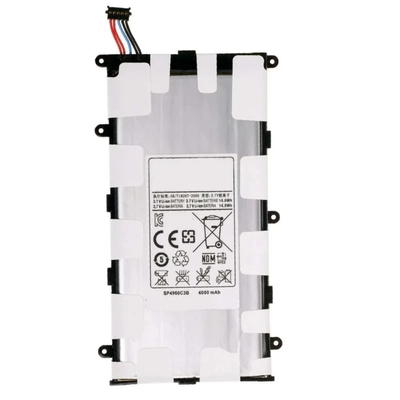สำหรับกาแล็กซี่แท็บ 2 7.0 นิ้ว P3100 P3113 GT-P3113 GT-P3110 GT-P6210 GT-P6200 เปลี่ยนแท็บเล็ต SP4960C3B แบตเตอรี่ 2 ชิ้น