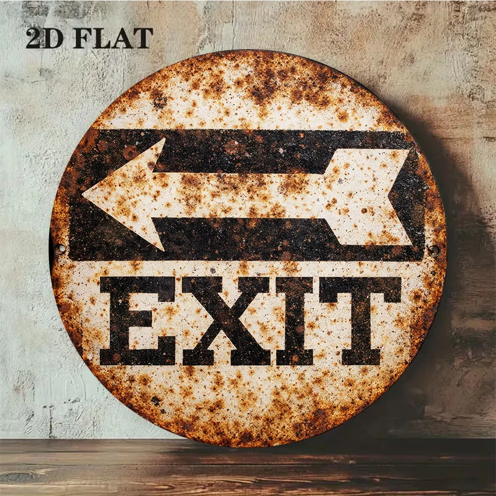 2D Metalen Bord 8x8in/20x20cm  - Emergency Exit Sign recensie en prijs