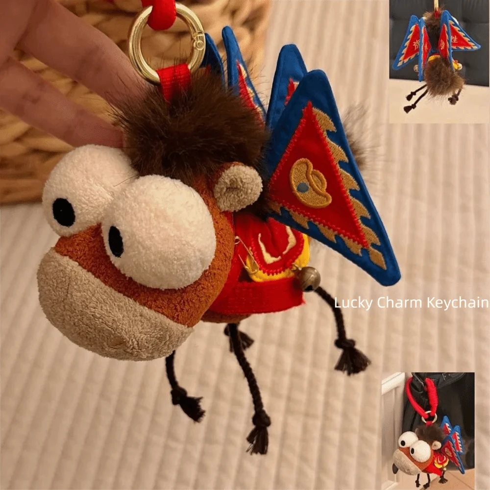 Mascotte Het jaar van het paard Mascotte Hangend ornament Geluksbeeldjes Schattig symbool Groot succes Klein paard Tashanger