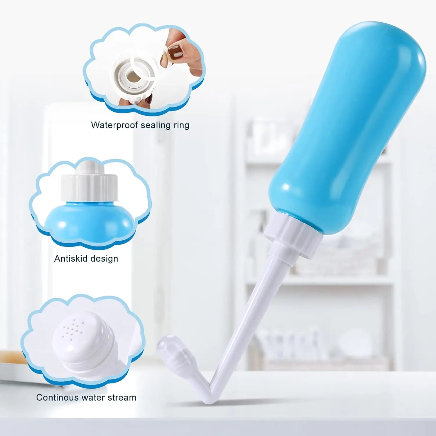 Peri Bottle Bidet for Postpartum Essentials Baby Showers Feminine Care Mom Washer for Perineal Recovery Cleansing After Birth