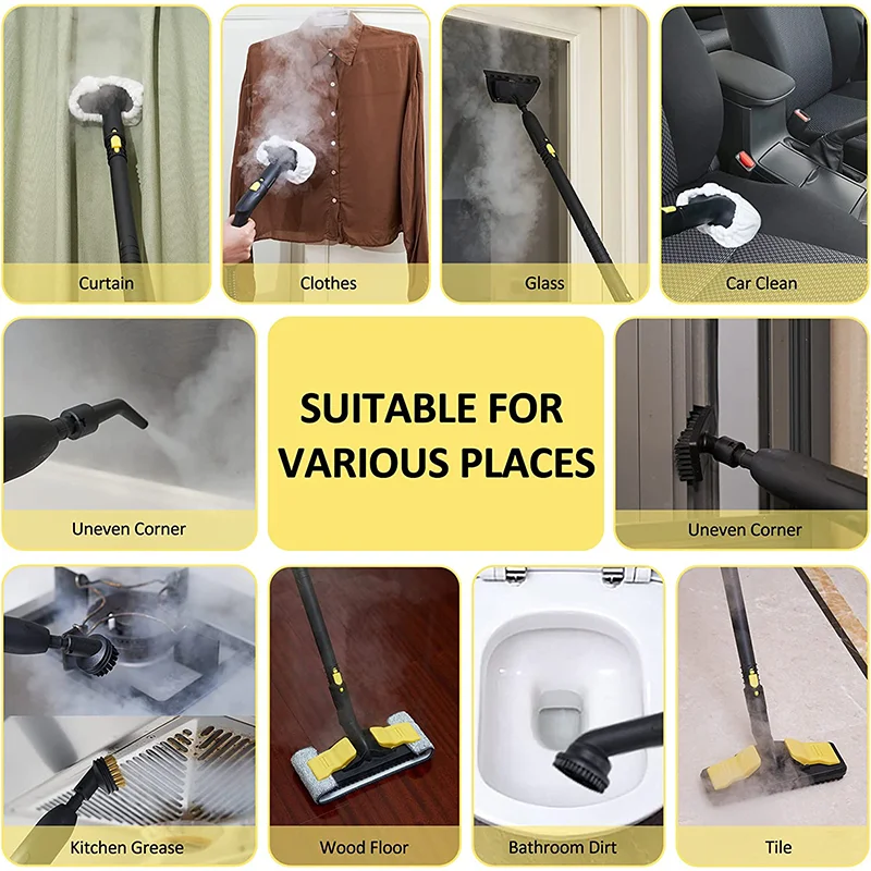 2000W Electric Handheld Steam Cleaner High Pressure High Temperature for Outdoor Kitchen Car Air Conditioner 220V/110V