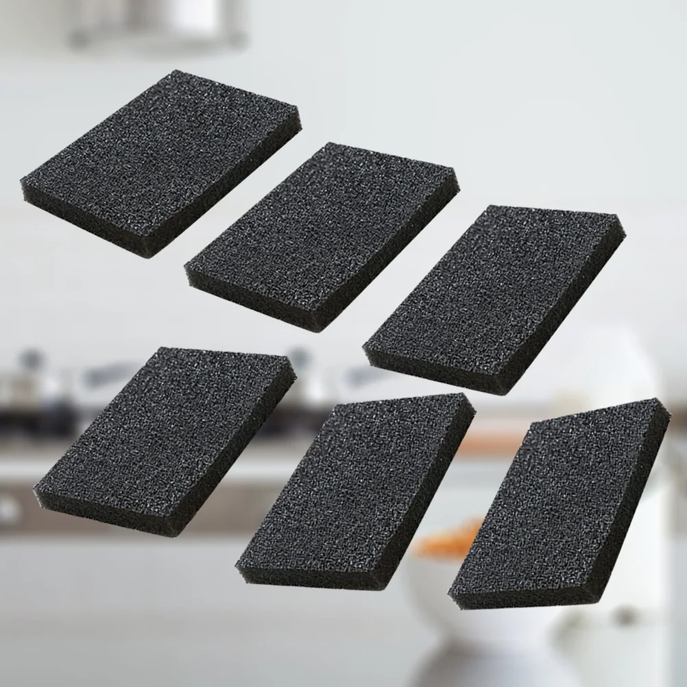 10 Uds. Depurador de arena para borrador utensilios de cocina esponja de limpieza muebles de cocina eliminación de manchas Nano esponja de esmeril negro