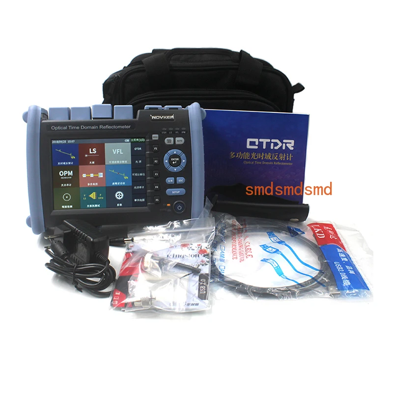 

Портативный оптический рефлектометр NK6000 OTDR 1310/1550 35/33 дБ, с интегрированным сенсорным экраном