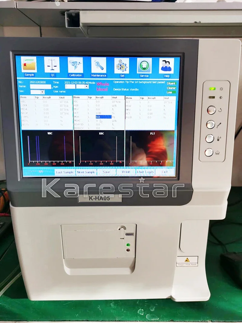 Factory price Analyzer 3 histograms Automatic Analyzer hospital machine