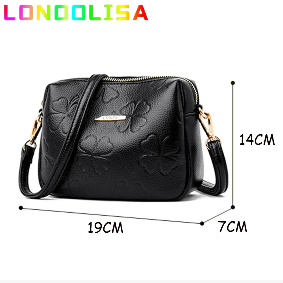 Fashion Small Cross Shoulder Messenger Bag Women\'s Leather Coin Mobile Phone Bag Fall Mini Crossbody Bags and Purse for Women