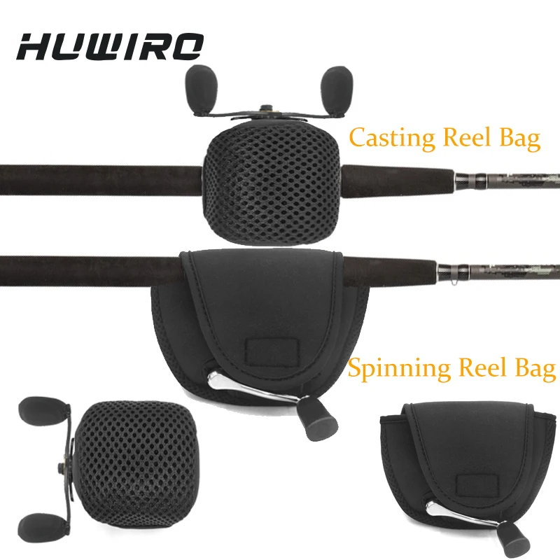 baitcaster reel bag Baitcast Cover Low-Profile Protection Spinning Fishing Reel Cover Neoprene