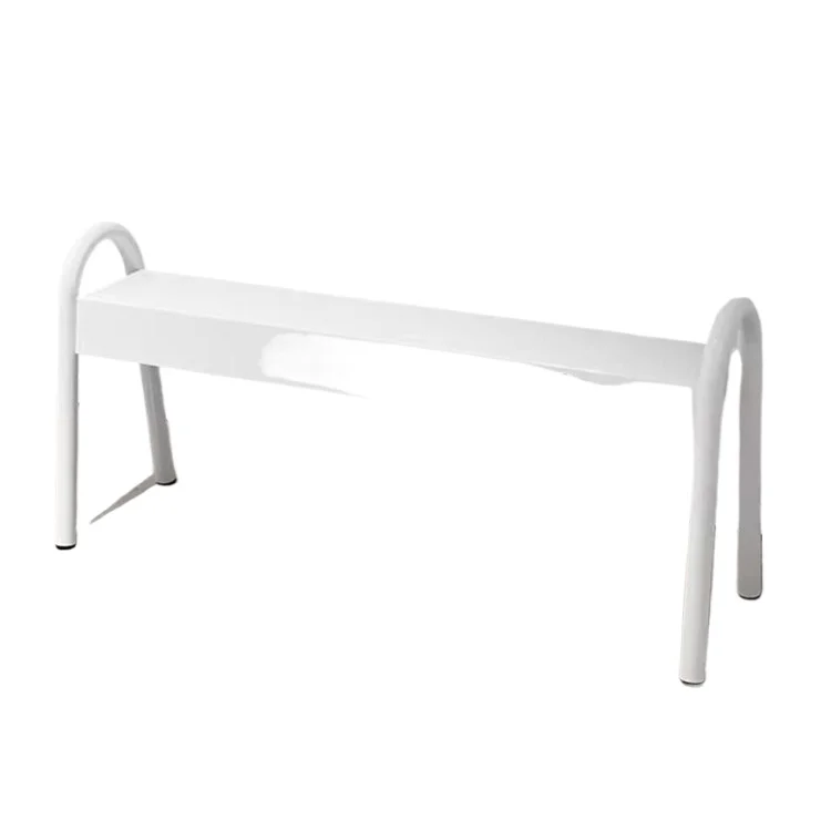 

Простая корейская скамейка для отдыха на открытом воздухе, парковая скамейка, кофейня с молоком, железное искусство снаружи