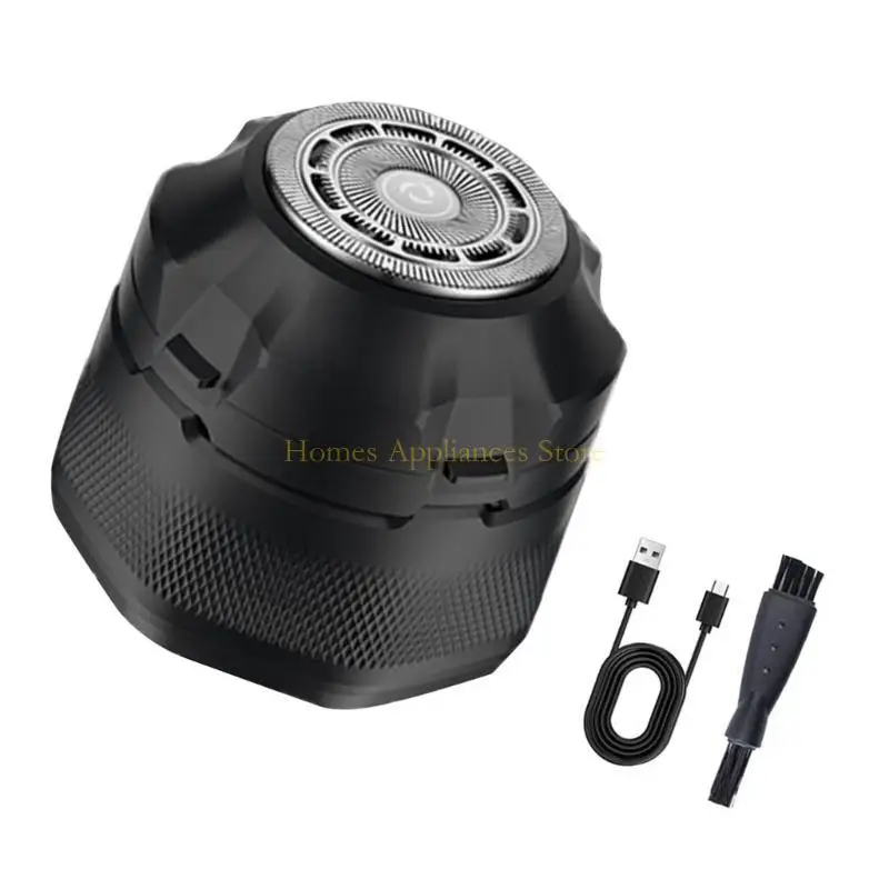 Barbeadores cabeça d0ab para homens carecas homens elétricos magnéticos barbeador recarregável LED sem fio exibir um aparador