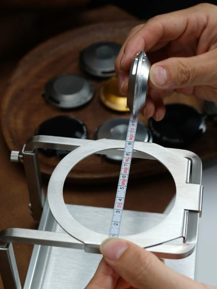 Ruban à mesurer en alliage d'aluminium et titane, outils de jaugeage manuel, porte-clés, règle de traction, règle rétractable de mesure Portable