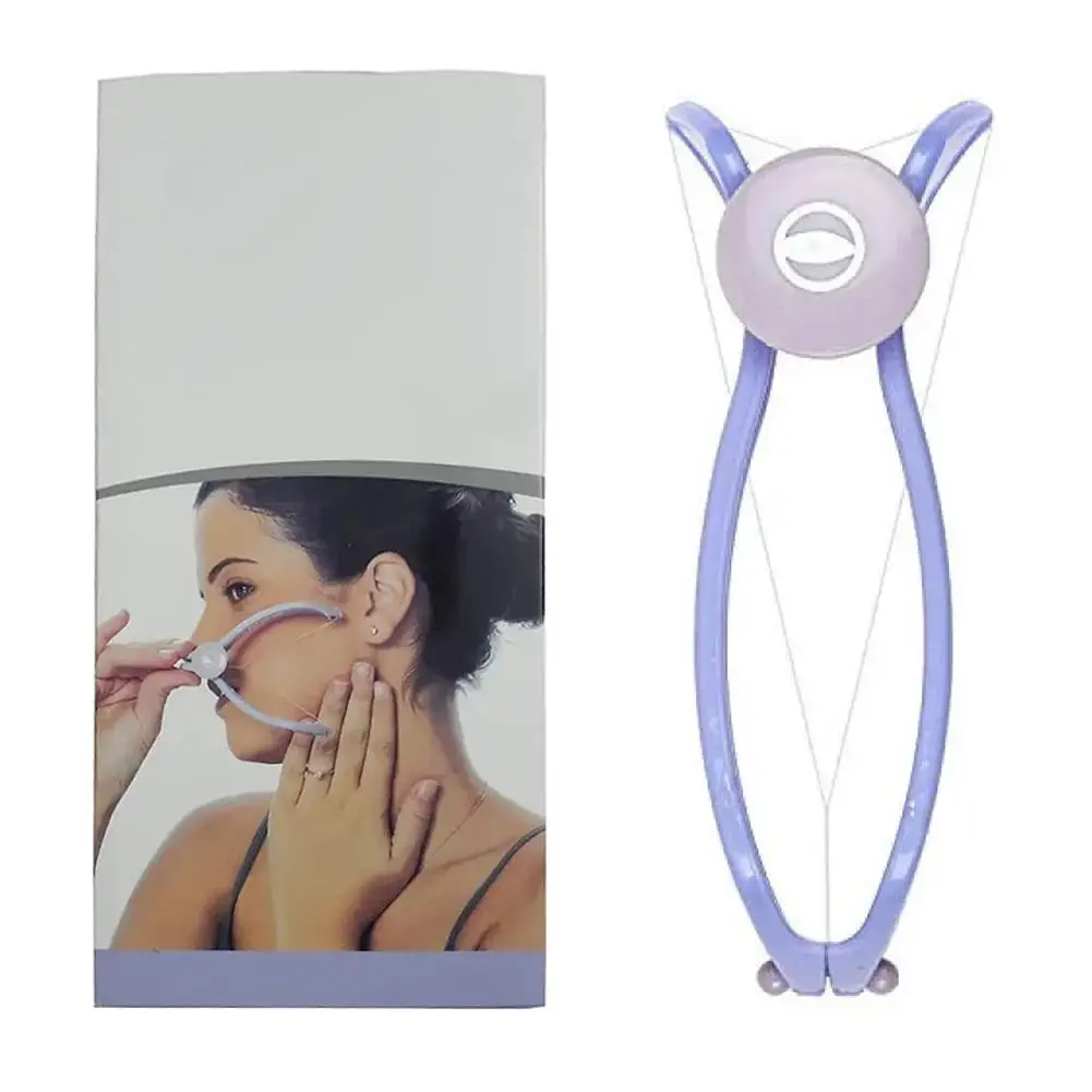 ผู้หญิง MINI Facial Hair Remover ฤดูใบไม้ผลิ Threading เครื่องกําจัดขน Face De featherer กําจัดขน DIY แต่งหน้าเครื่องมือความงามสําหรับแก้ม Ey W5G6