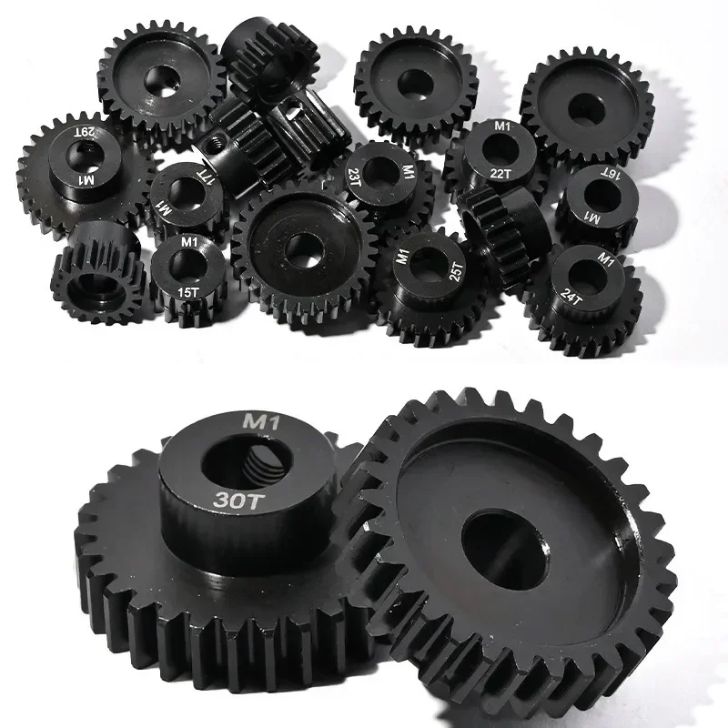Gear M1 8mm 14-20T 21T-25T 26T-30T  Pinion Motor Gear for 1/5，1/6，1/7，1/8 Trsx ARRMA 4WD Outcast 8S EXBRC Car Motor Shaft
