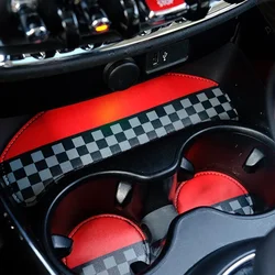 For Mini Cooper F56 F54 F55 F57 F60 R60 Countryman Car Cup  Cushion Cushion Storage Groove Coaster Auto Non-slip Mat Pad