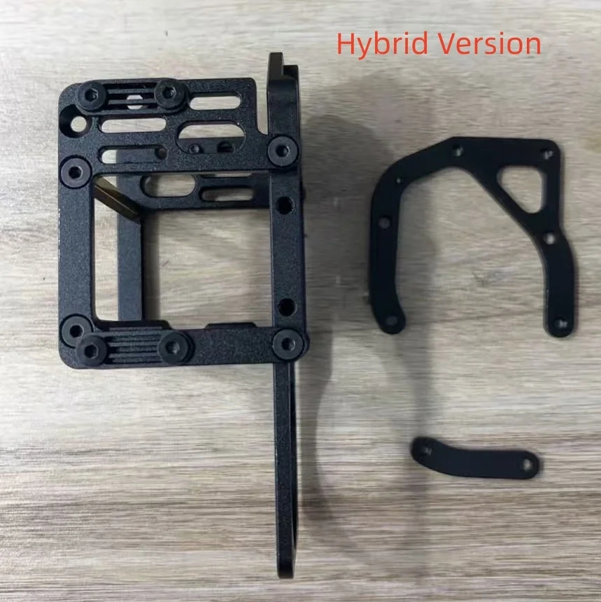 Funssor CNC Machined Black Color V-CORE 4.1 Toolhead Metal Parts For IDEX /Hybrid Version