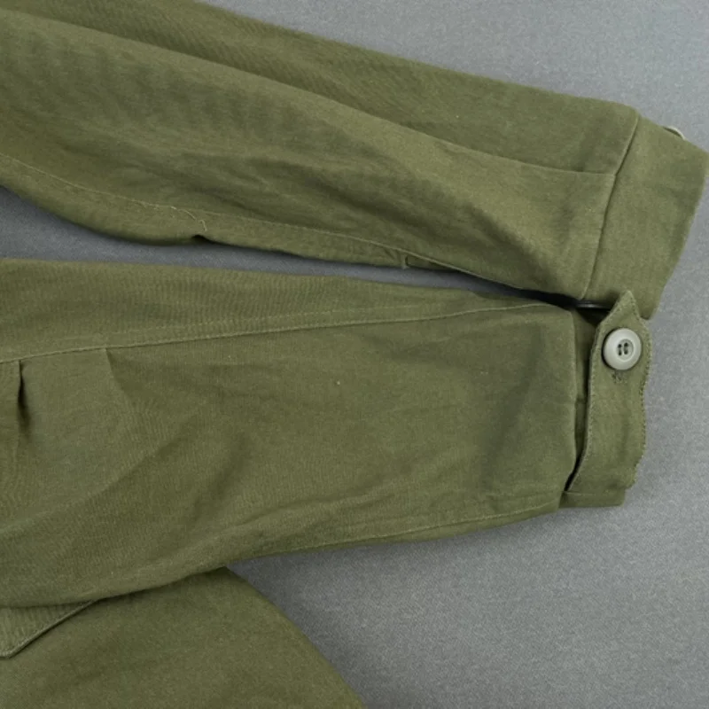 Men's Autumn Retro Cargo Style Loose Mid-Length Trench Coat  Japanese Design Cotton Hooded with Drawstring Waist