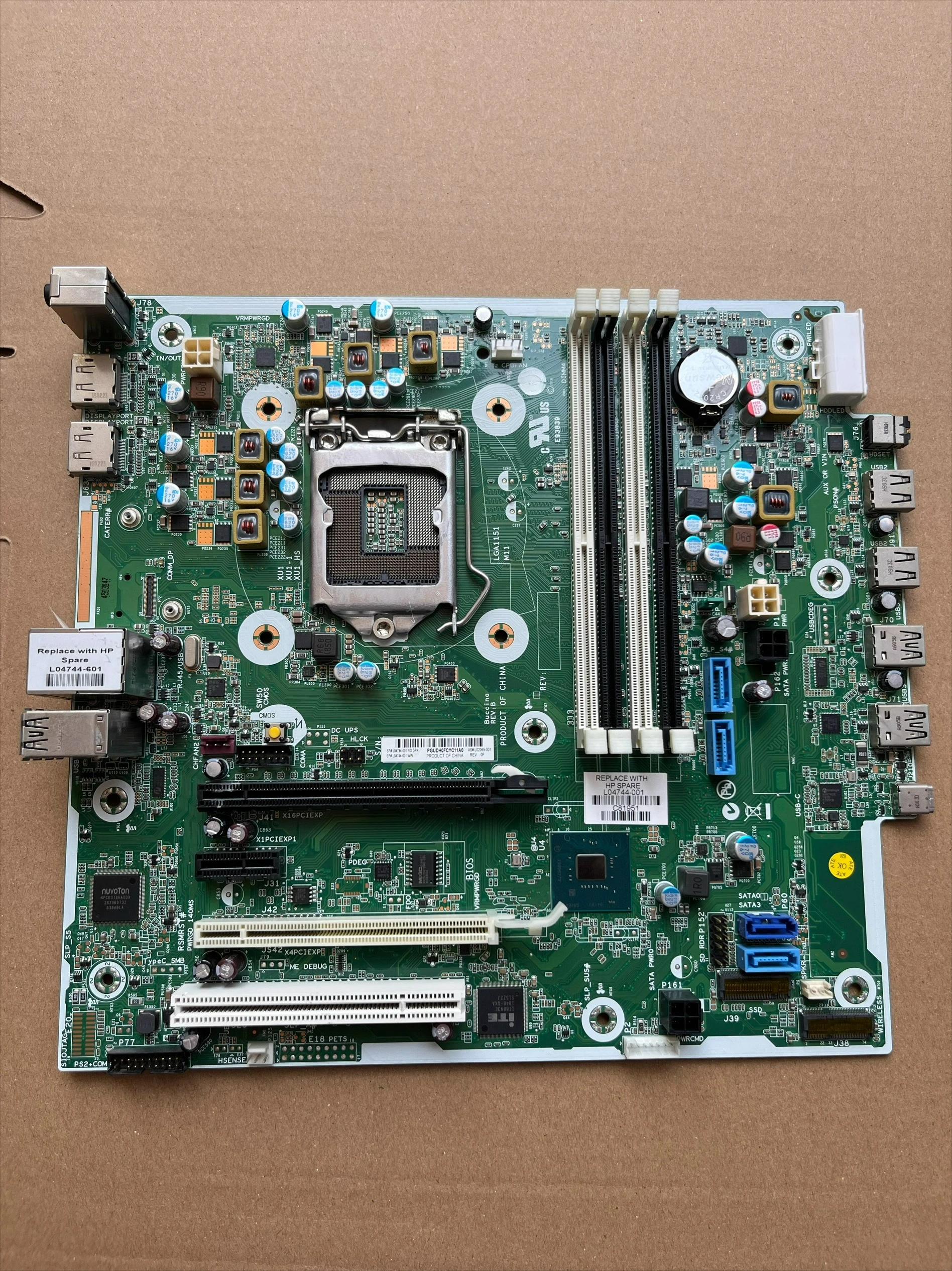 For HP ProDesk 600 680 G4 MT main board L04743-001 L02062-001 Support 8th generation