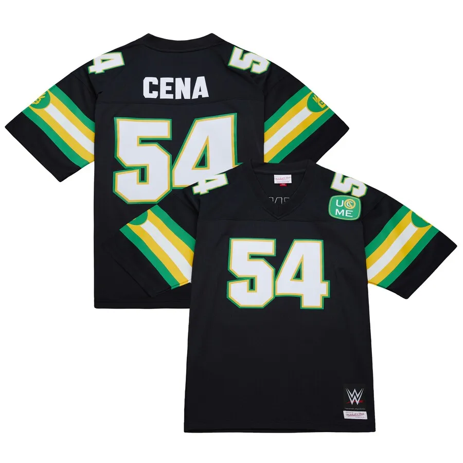 تي شيرت جديد من John Cena Mitchell & Ness Hustle Loyalty Respect Legacy مطبوع ثلاثي الأبعاد سريع الجفاف للرياضة والترفيهية للرجبي.