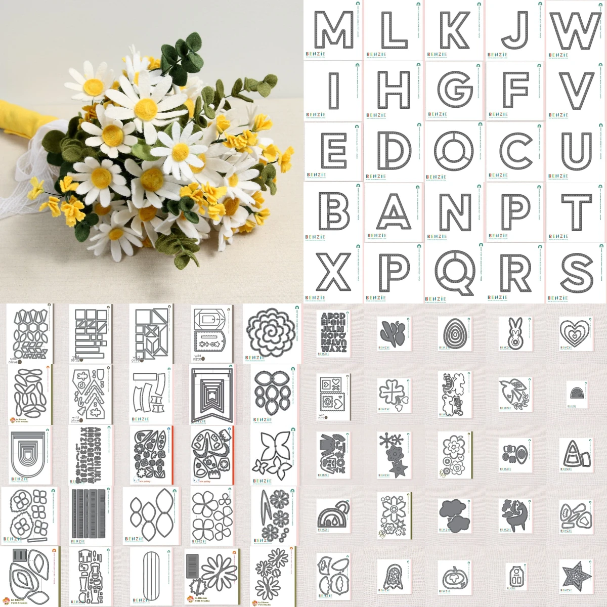 

Сшитые классические пуансеттии, новинка 2023 года, фетровые штампы для DIY, скрапбукинга, ремесел, шаблон для фотоальбома, украшение ручной работы