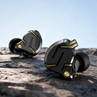KZ ZS12 PRO 2 1DD + 5BA auriculares con cable híbrido súper lineal de grado insignia 3,5mm/typec Cable desmontable HIFI Gaming Headest
