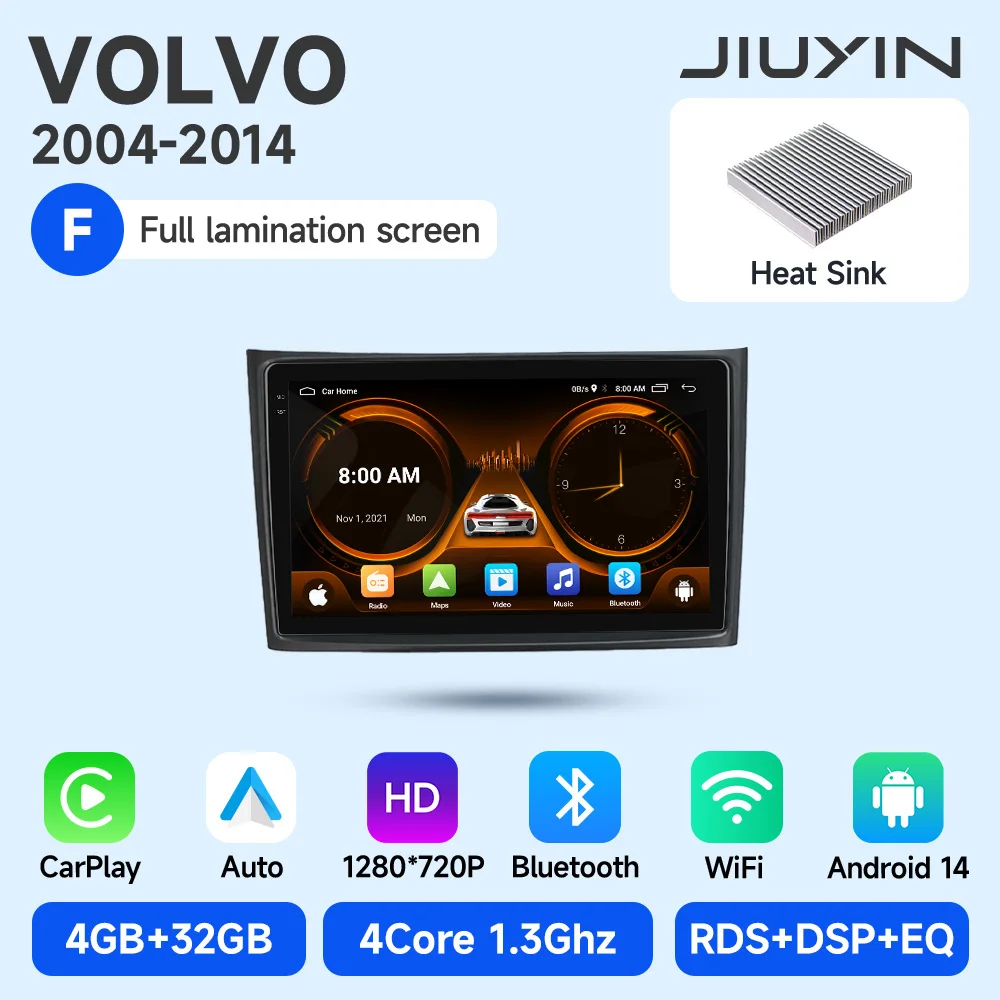 Android 15 Autoradio Voor Volvo XC90 2004-2014 Multimedia Video Player Navigatie Stereo GPS Octa Core 2 Din achteruitrijcamera WiFi