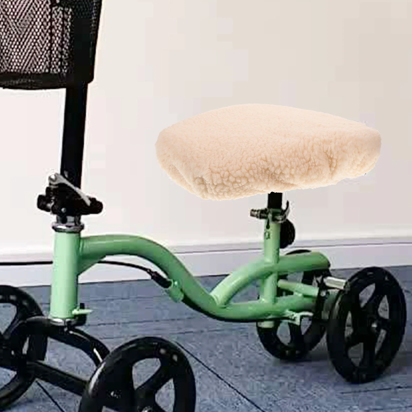 

Knee Scooter Cushion Cover Soft Comfort Pad Protector Shock Absorbing Support for Walker Scooter Pads Mobility Accessories
