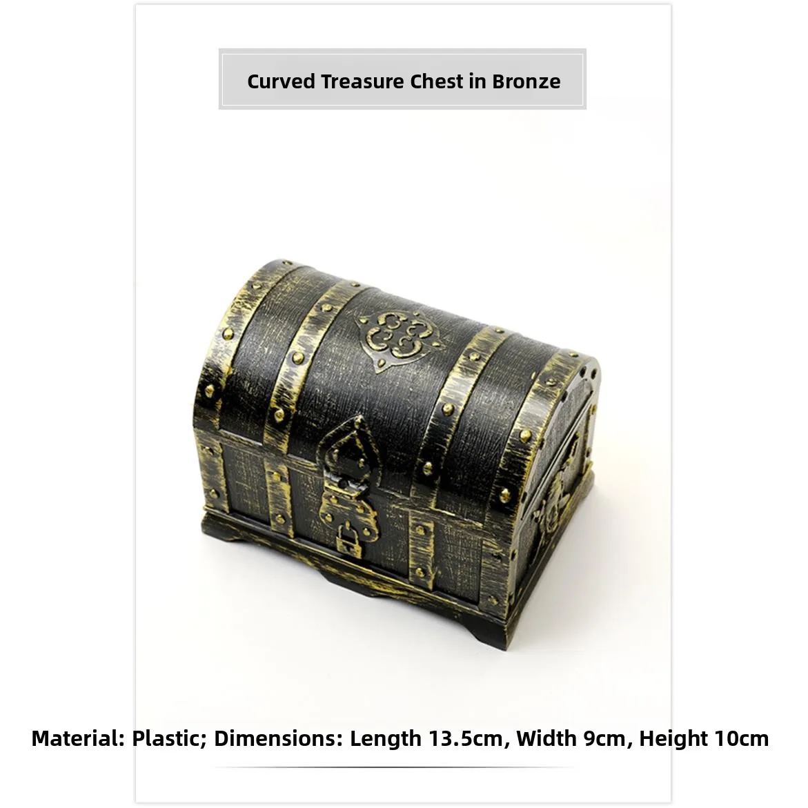 loween Stage Performance Props Arc Treasure Box Vintage Lo Jewelry Storage Chest Multi-Purpose Storage Box for Women