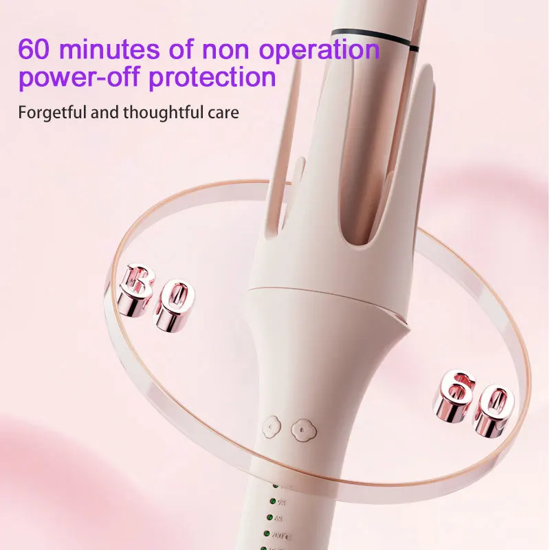 4in1 new intelligent automatic curling iron professional high quality Oem curling iron long barrel rotating curling iron