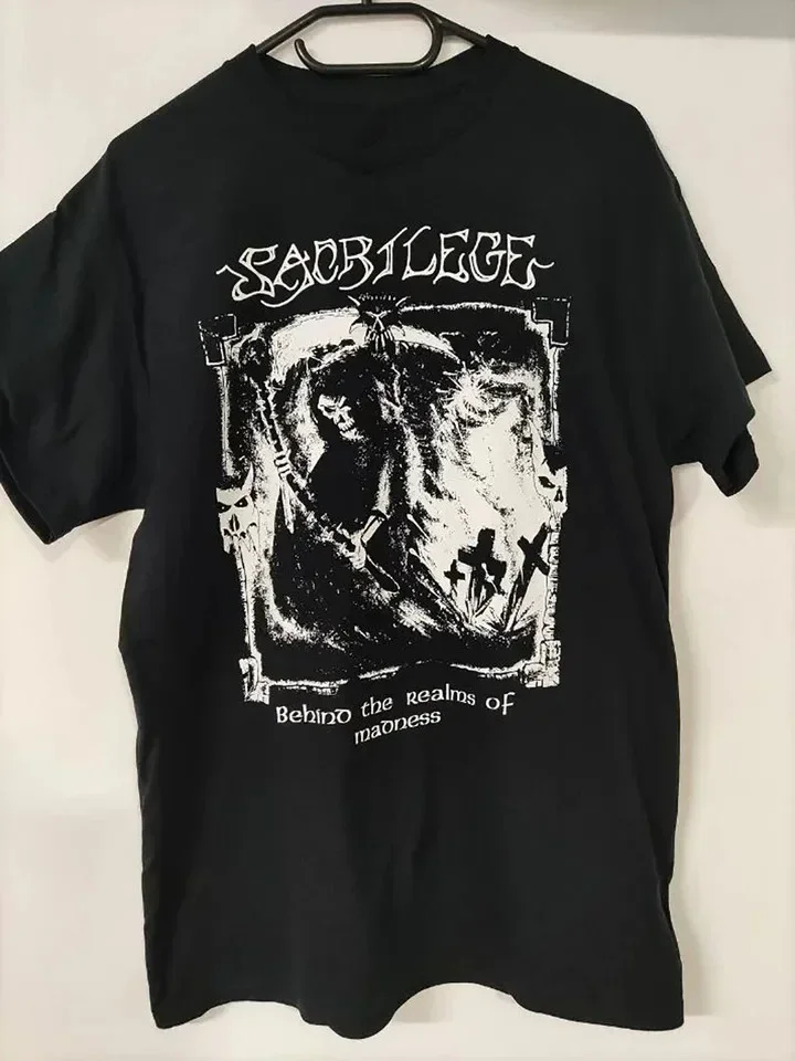 Sacrilege Band Behind the Realms of Madness T Shirt All Size AL835