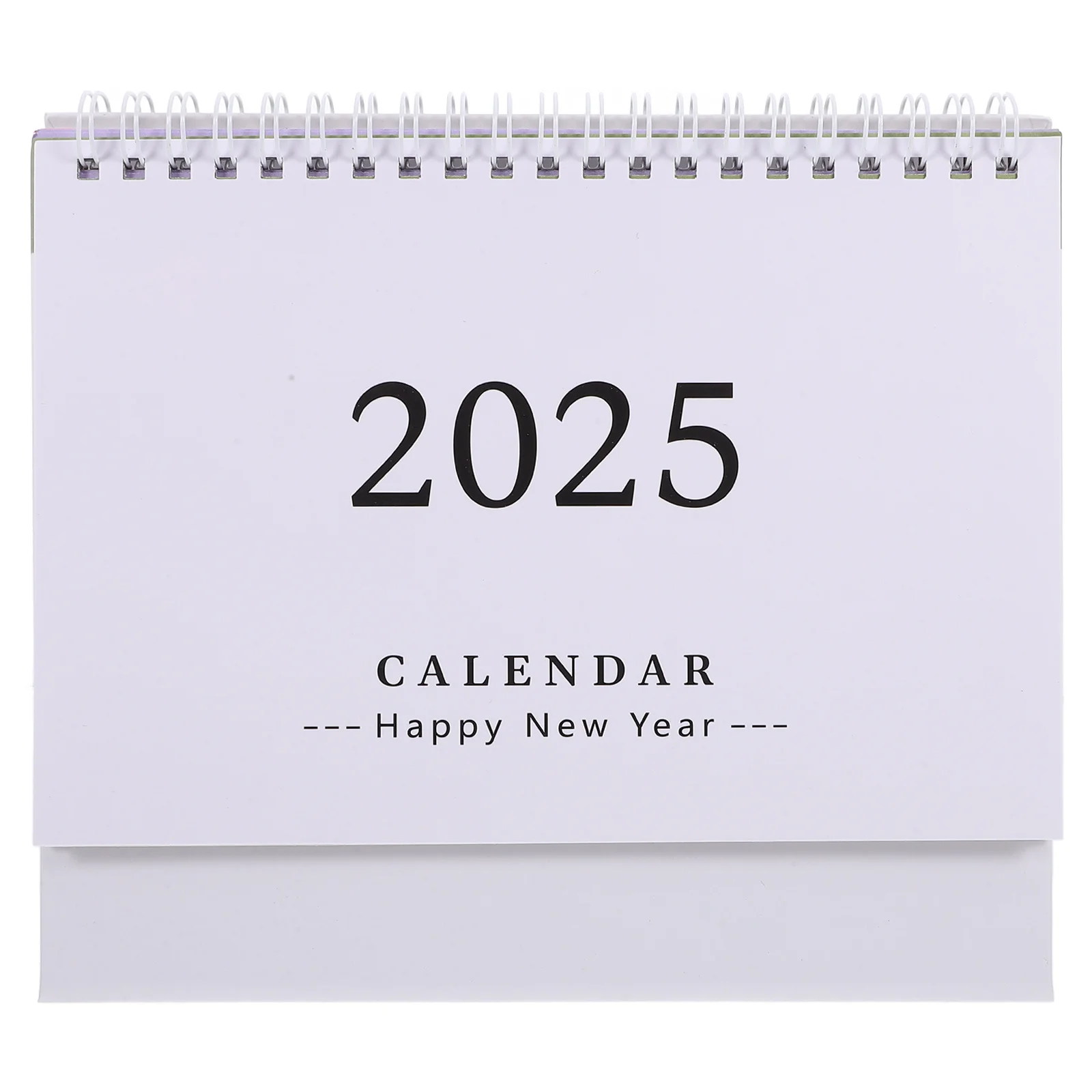 

Desktop English Calendar Thick Paper Portable Design Office Desk Standing Calendar Daily Use Academic Month Date Display