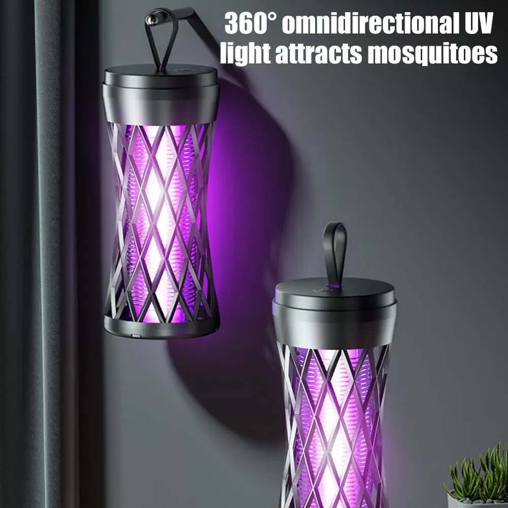 Electric Shock Mosquito Killer Lamp Outdoor Atmosphere Light Mosquito Repellent Safe Efficient Home Mosquito Zapper Household