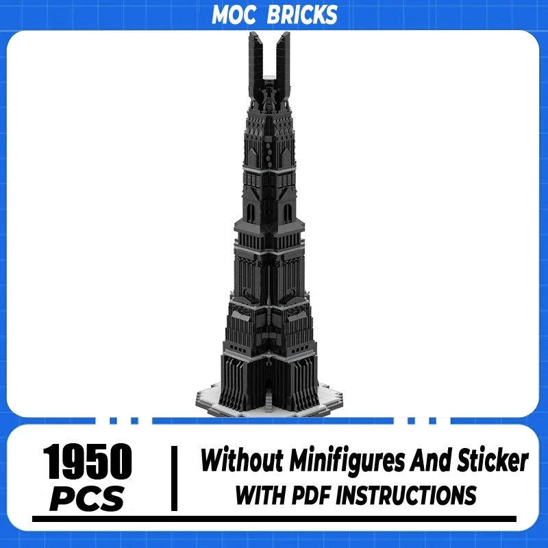 Famous Movie Moc Building Bricks City Center Tower Model Building Technology Modular Blocks Construstion DIY Toy Holiday Gifts