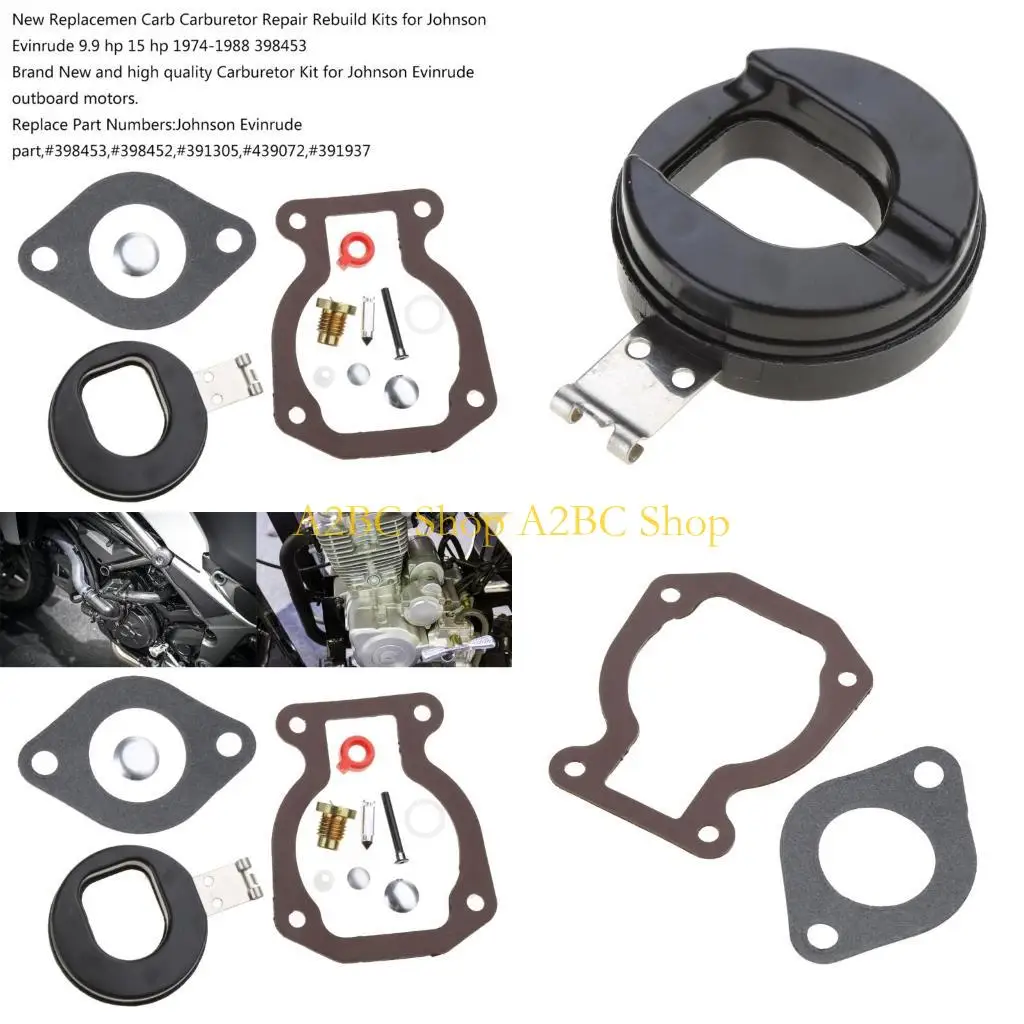 

A2BC Carburetor Carb Repair Float For 9.9 for hp 15 for hp 1974-1988