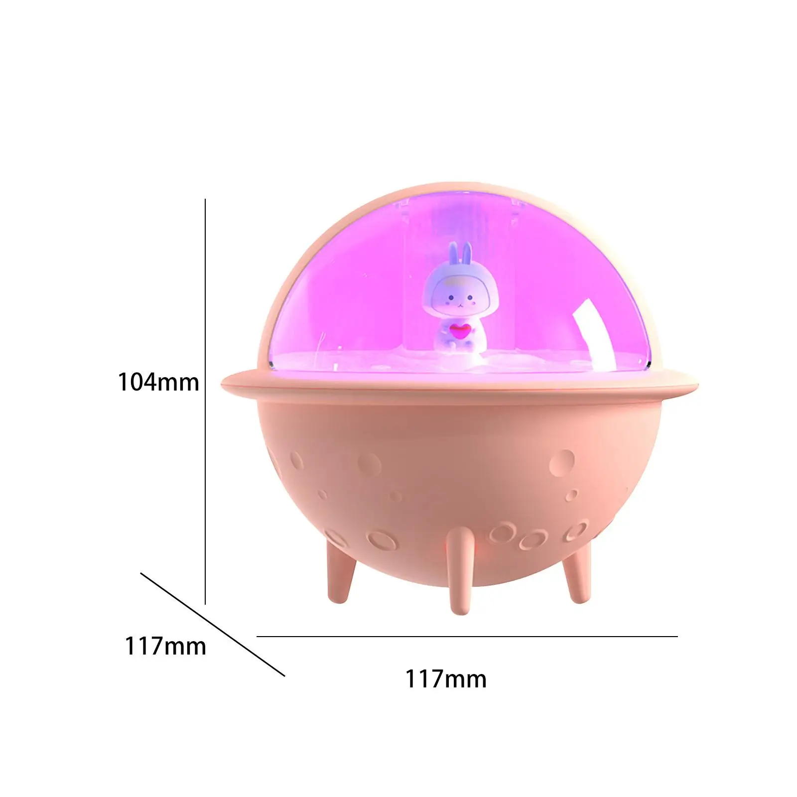 Увлажнитель астронавта, персональный настольный увлажнитель для офиса, автомобиля, детской комнаты