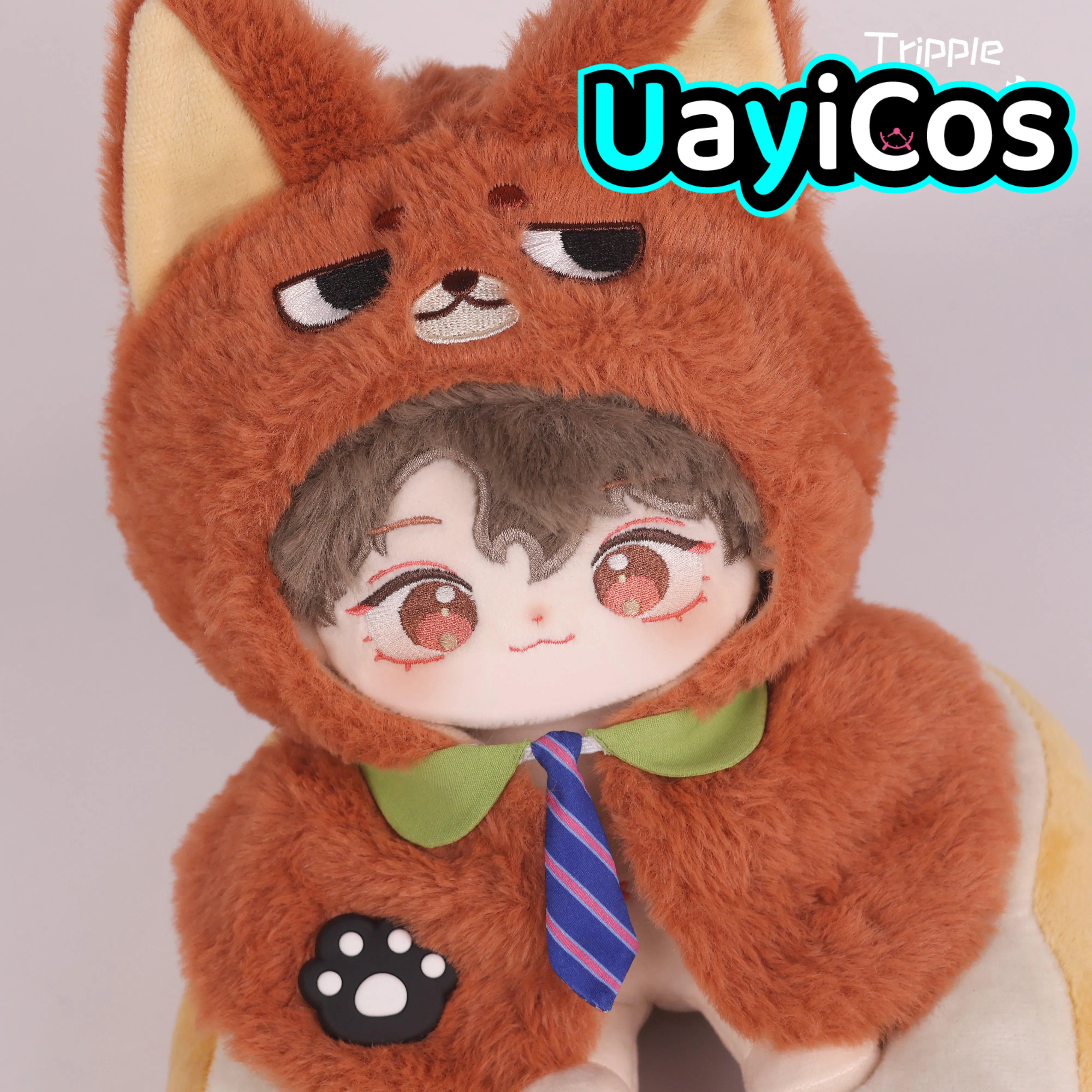 

В наличии 20 см кукольная одежда кролик лиса плащ галстук одежда костюм мягкие плюшевые аксессуары для кукол аниме игрушка детский подарок на Хэллоуин Co