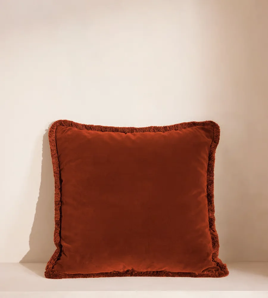 Vintage Living Room Sofa Set Furniture Fringe Pillow Case Sofa Natural Decor Velvet Pillowcase Sofa Cushion